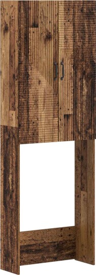 vidaXL Toalett skap HAARLEM Gammelt tre 66 x 25,5 x 190 cm