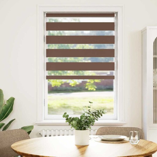 Sebragardin brun 80x100 cm stoff bredde 75,9 polyester