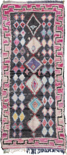 Marokkansk Boucherouite teppe 310 x 130 cm Størrelse: 310 x 130 cm