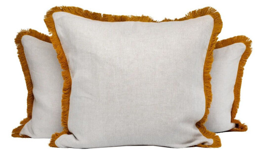 Mille Notti Pienza putetrekk Beige-gul, 50 x 50 cm