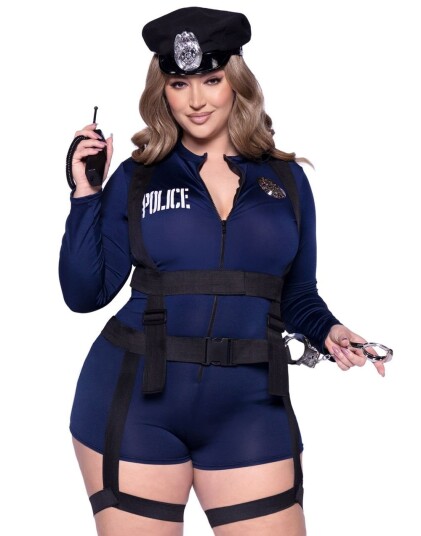 Handcuff Hottie Kostume Plus