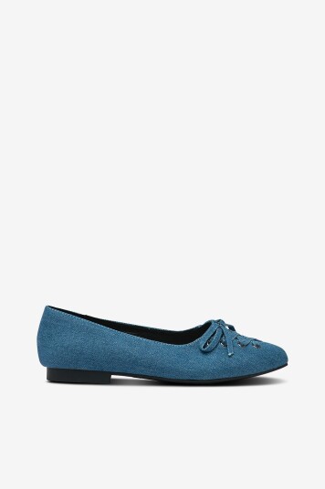 Zizzi Ballerinasko fLacy Blå Zizzi Ballerinasko fLacy Blå