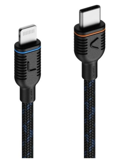 Unisynk Magnetisk USB-C til Lightning Kabel 1m - Sort