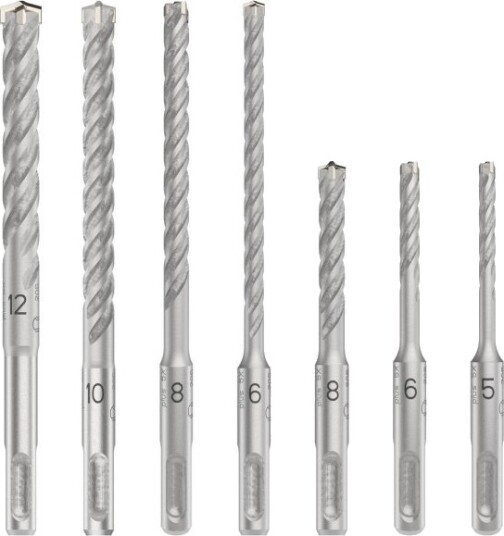 Bosch Accessories 2608707246 Hammerbor-Sett 5 Mm, 6 Mm, 8 Mm, 6 Mm, 8 Mm, 10 Mm 1 Stk
