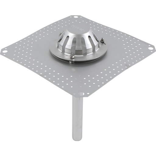 Blücher Taknedløp For Vakuumtak Takpappflens 400x400mm Uttak Ø40mm Blücher Taknedløp For Vakuumtak Takpappflens 400x400mm Uttak Ø40mm