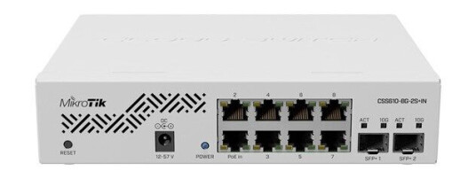 MikroTik Cloud Smart Switch CSS610-8G-2S+IN (4752224006929)