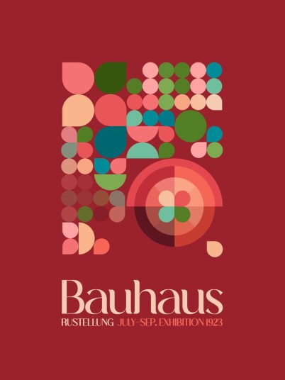 Plakat Bauhausutstilling 1923 Plakat Bauhausutstilling 1923