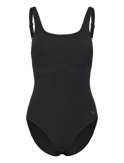 Speedo Womens Shaping Contour Eclipse Swimsuit Black 44