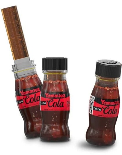 1 stk Yammiez Cola Zero Pop   Kjærlighet i Mini Colaflaske Sukkerfri