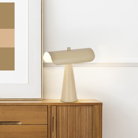 Bordlampe COREP Billie Beige Stue Metall Moderne 13 30.5 Beige