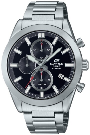 Casio Herreklokke EFB 710D 1AVUEF Edifice Sort/Stål Ø41 mm