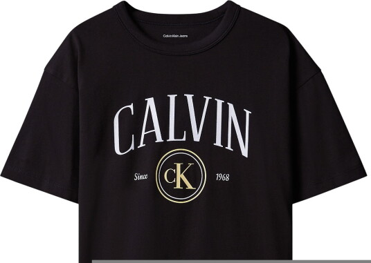 Calvin Klein T skjorte CK Logo Puh SvartSvart Calvin Klein 14 år (164) T skjorte