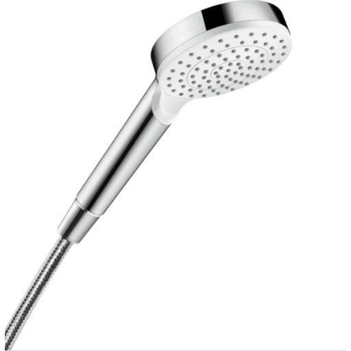 Hansgrohe Crometta Hånddusj Green 6 l/min, 1jet, Hvit/Krom Hansgrohe Crometta Hånddusj Green 6 l/min, 1jet, Hvit/Krom