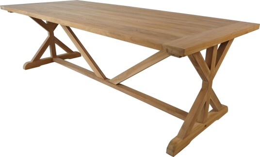 Prato Bord med X ben 240×100 cm Tre