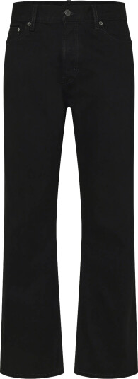 Weekday Space Mid Rise Relaxed Straight Jeans Black 30 x 30