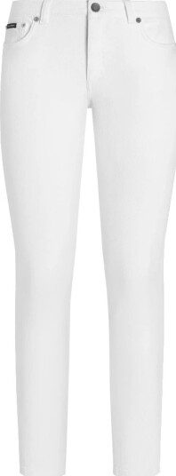 Dolce & Gabbana Dame Jeans Hvit L, Dolce & Gabbana Dame Jeans Hvit L,