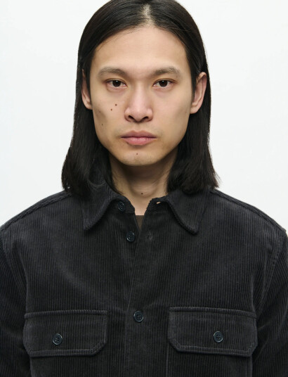 WOOD WOOD Wwclay Overshirt 25188 - Black - M WOOD WOOD Wwclay Overshirt 25188 - Black - M