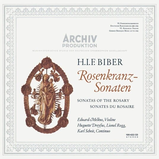 Eduard Melkus Sonatas Of The Rosary h.i.f. Biber LP/Vinyl