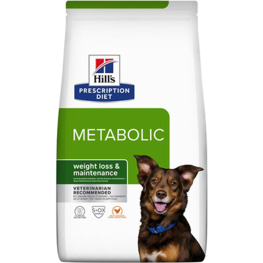 Hill's Prescription Diet Metabolic Kylling Tørrfôr for Hund 12 kg Hill's Prescription Diet Metabolic Kylling Tørrfôr for Hund 12 kg