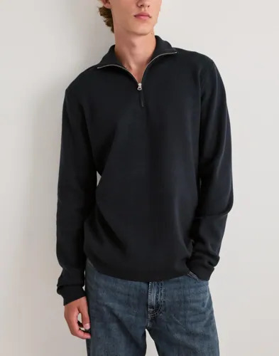 Samsøe Samsøe Gunan Turtle Neck Zip 10490 Gensere med glidelås Blå