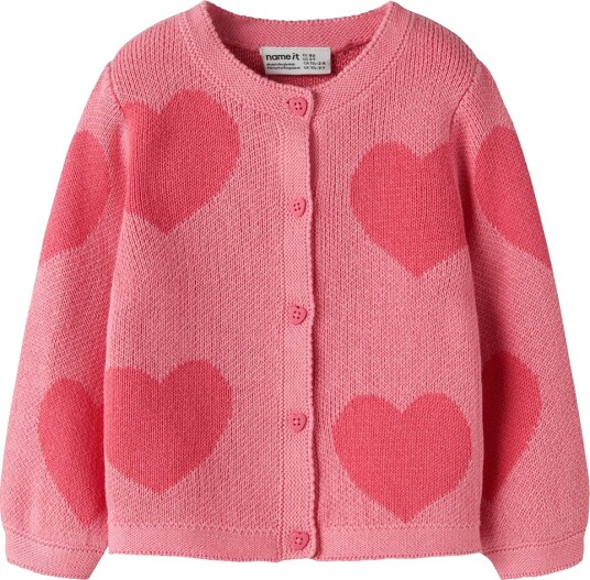 Name It Nmflianax Ls Knit Card Pink 92