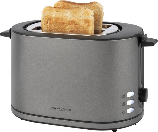 ProfiCook PC-TA 1291 Brødrister 2 skiver, 950W, grafitt