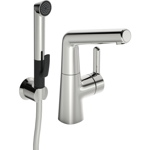 Oras Armatur Inspera 3005f/3008f - Sidegrep + Bidetta Hånddusj Krom / (GRO-4200222)