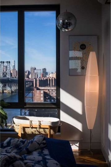 Gulvlampe Foscarini dimmbar Hvit Stue Metall 173 Hvit
