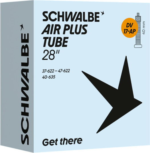 Schwalbe Air Plus slange 28"x1,50-1,90 (37/47-622/635) 40mm dunlop ventil