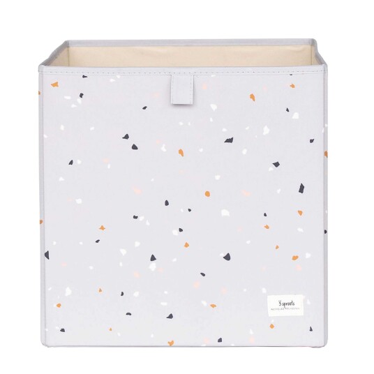 3 Sprouts Storage Box Terrazzo/Light Grey