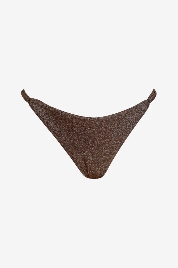 KAANDA Beach life - Bikiniunderdel Golden nougat latin adjust side bottom - Brun