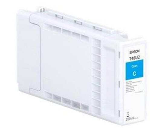 Epson T48U2 - cyan - original - ink cartridge - Blekkpatron Blå Epson T48U2 - cyan - original - ink cartridge - Blekkpatron Blå