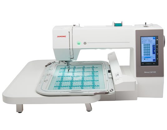 Janome Memory Craft 550E Hvit Janome Memory Craft 550E Hvit