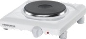 Rommelsbacher THL 1097 Elektrisk Varmeplate Hvit