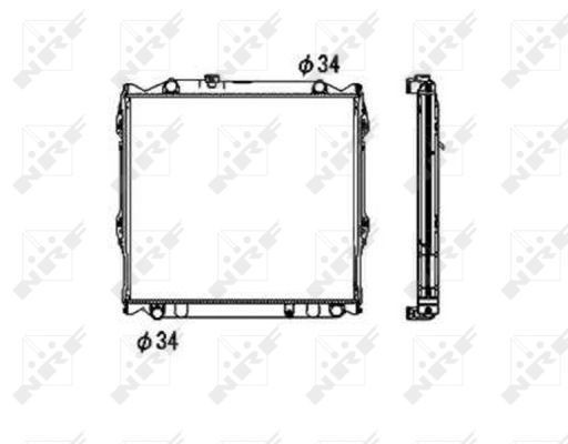 Radiator NRF 53708