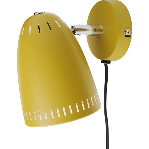 Superliving Dynamo vegglampe kort gul Superliving Dynamo vegglampe kort gul