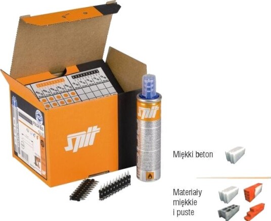 Spit Spiker Pulsa C6 25 mm, Inkl. Gass 500 Stk.