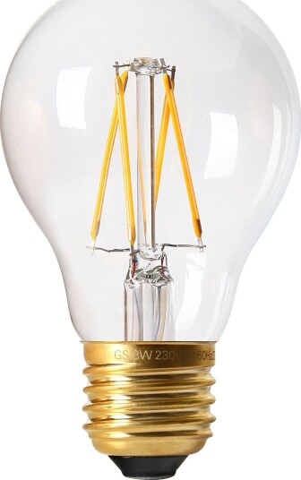PR HomeELECT LED FILAMENT lyskilde 60 mm E27TransparentLyspærer & glødepærer PR HomeELECT LED FILAMENT lyskilde 60 mm E27TransparentLyspærer & glødepærer