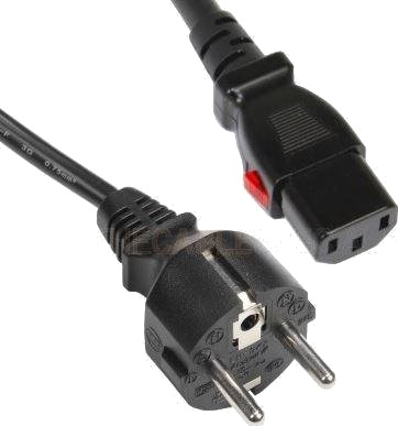 MERCODAN Schuko power cable black
