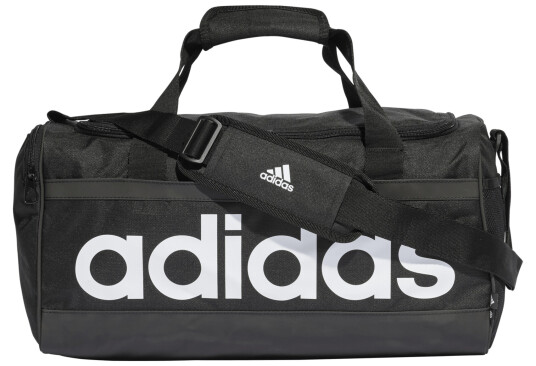 Adidas Essentials Duffel Bag Medium bag One Size BLACK/WHITE Adidas Essentials Duffel Bag Medium bag One Size BLACK/WHITE