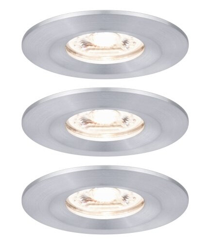 Paulmann 943.05 Innsunket Spotlight Ikke-Utskiftbare Pærer 1 Ampuller Led 2700 K Aluminium