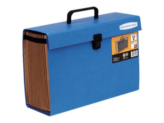 Bankers Box Utvidbar Mappe 19 Rom Med Fliker Bl? Bankers Box Utvidbar Mappe 19 Rom Med Fliker Bl?