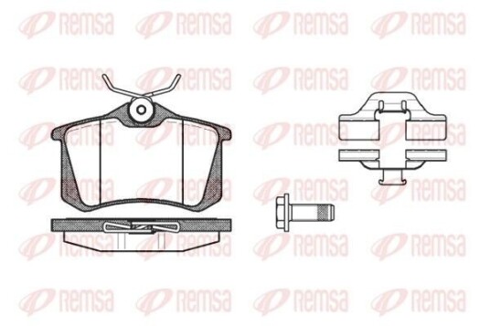Bremseklosser REMSA 0263.03 Bremseklosser REMSA 0263.03