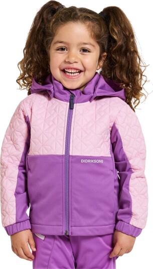 Didriksons Softshell Jakke Briska Tulip Purple Didriksons 140 Softshell Lilla Rosa