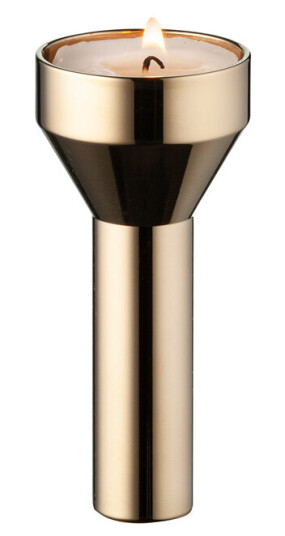 Curve ljusstake Gold Tray