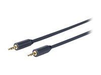 Vivolink 1 m Dobbeltisolert Lydkabel 3.5 mm Hann til RCA