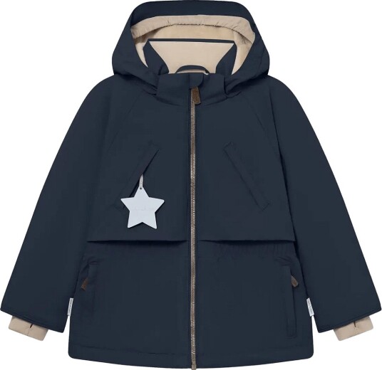 MINI A TURE Matalgeana Fleece Lined Winter Jacket. Grs   OUTER SPACE   128