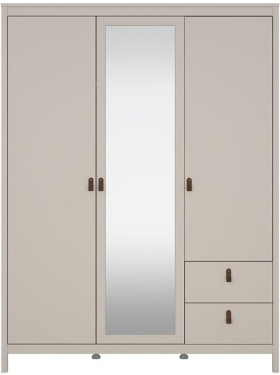 Madrid garderobeskap 3 dører 150x200cm cashmere.