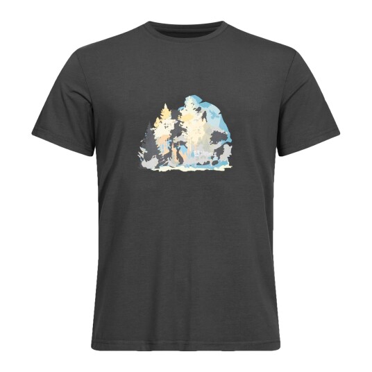 Urberg Men's Printed Tree Tee Phantom/forest XL