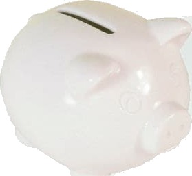 Carioca Porcelænssparegris 50mm